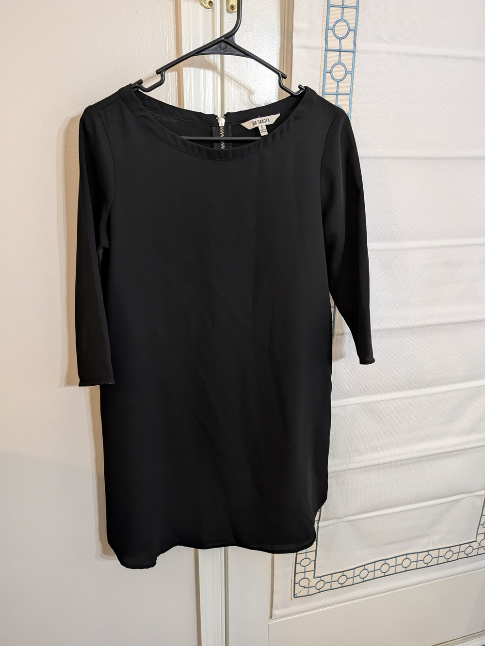 BB Dakota Black Mini Shift Dress